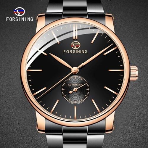 Automatic Mechanical Men Wristwatch Military Sport Black Male Clock Top Brand Luxury Stainless Steel Man Watch Gift