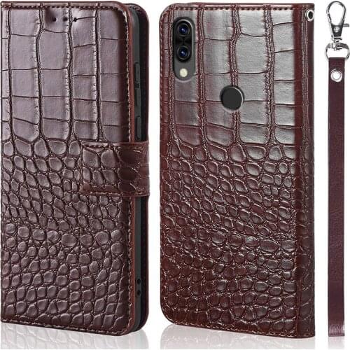 Flip Case For Xiaomi Mi Play Case Crocodile texture leather back Cover For Xiaomi Mi Play magnet clasp Phone Cases