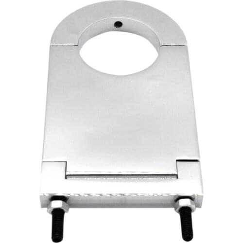 Chrome Billet Aluminum 4 1/2inch Steering Column Drop Replacement Universal for 2inch Columns SBC BBC 350