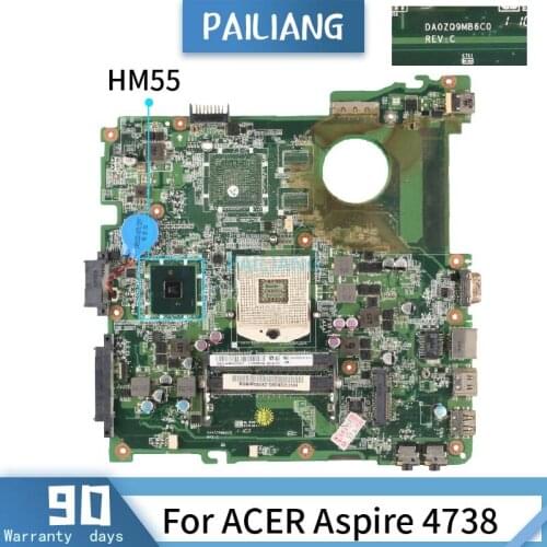 MBR9Y0600 For ACER Aspire 4738 DA0ZQ9MB6C0 HM55 Mainboard Laptop motherboard tested OK