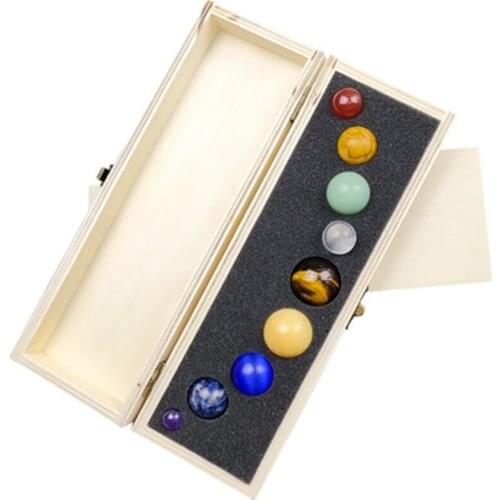 Desk Planets Handmade Natural Gemstone Celestial Creative Gift Home Decorations