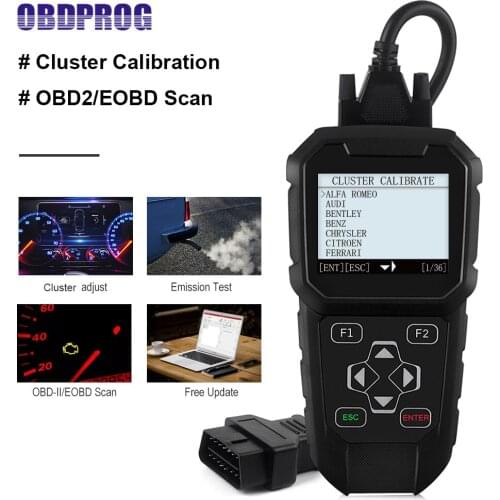 OBDPROG MT401 OBD2 Scanner Cluster Calibration Tools OBD 2 Cluster Correction Tool Cluster Adjust Diagnostic Tools