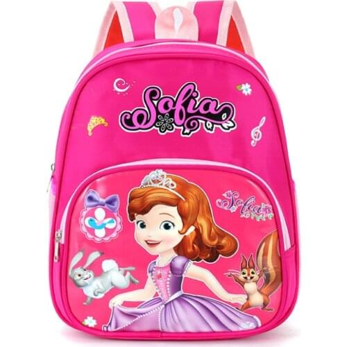 Disney Sofia school bags for girls princess backpack water proof primary student shoulder bags girl gift Mochilas