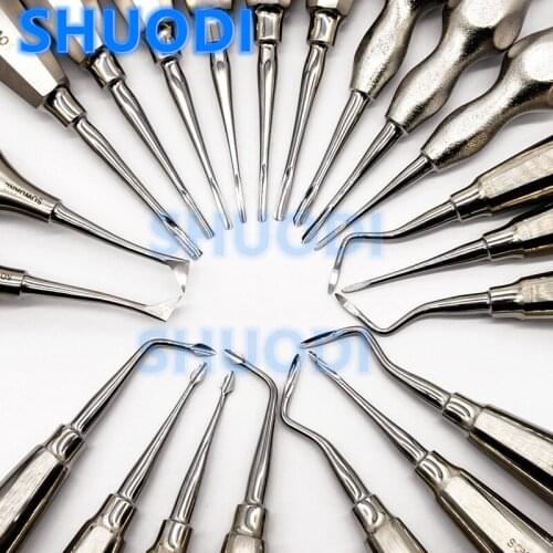 Dental Elevator Tongue Scraper Quite Minimally Invasive Tooth Elevator Root Elevator Tooth Extraction Tools Dental Instruments