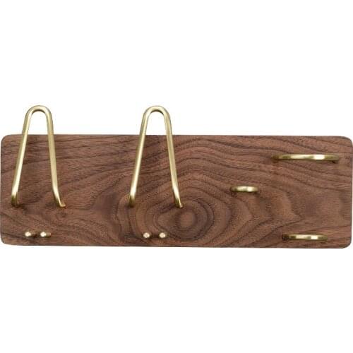 Toothbrush and toothpaste rack free punching bathroom wall-mounted mouthwash cup integrated storage rack razor rack solid wood