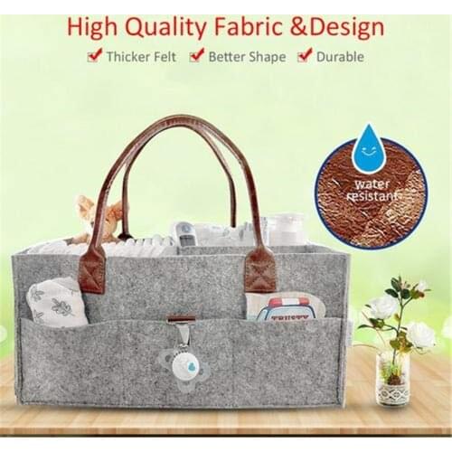 Newborn Infant Essentials Storage Bag Motherhood Diapers Clothes Bibs Feeding Bottle Toy Handbag Organizer Compartments Tote