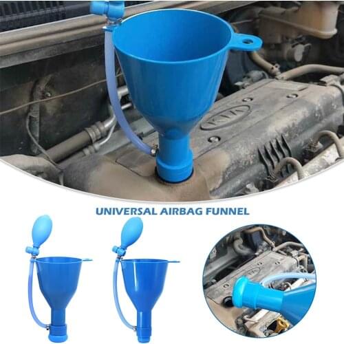 Car Auto Engine Funnel Gasoline Oil Fuel Automobile Engine Petrol Diesel Liquid Washer Fluid Change Fill Transfer Car Accessory