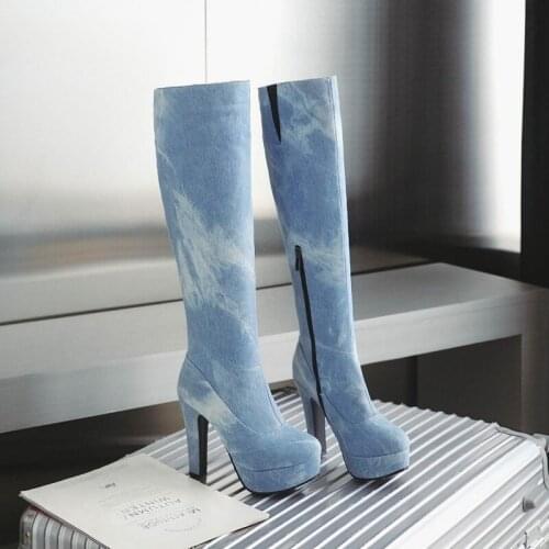 Free Delivery Shoes Women Boots Autumn and Winter Snow Boots Ladies Sexy Knee High Boot Big Size 34-43 Hot 2020 Fashion Newest