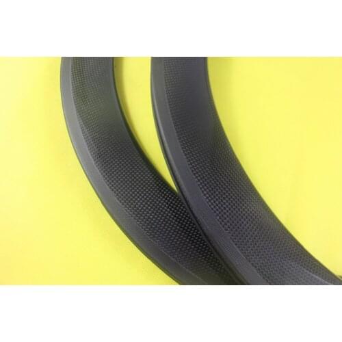 60mm carbon fiber clincher 3K glossy with besalt braking track road bicycle rims 700c wheelset parts 23mm width external nipples