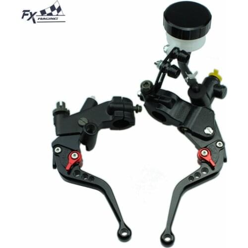 7/8" For Yamaha FZ6 FAZER 2004 - 2011 2005 2006 Motorcycle Master Cylinder Reservoir Brake Clutch Lever Hydraulic Brake Lever