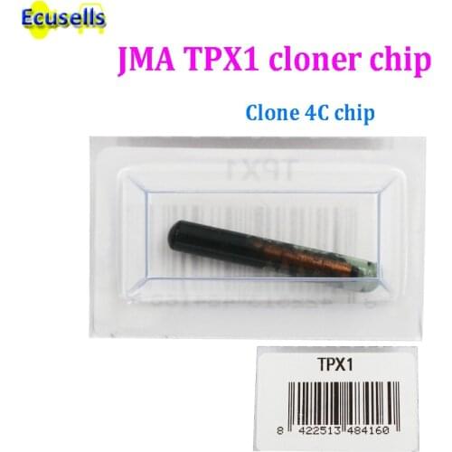 CAR KEY CHIP FOR JMA TPX1 TPX 1 CLONER CLONE 4C CHIP COPY 4C glass TRANSPONDER CHIP