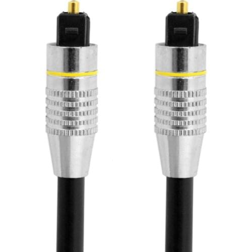 Toshiba Digital Optical Audio Toslink Male to Toslink Male Audio Cable 1m Gold Connector