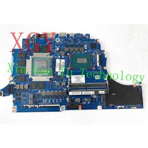 FOR HP 15-DC Laptop Motherboard L51795-001 DAG3DCMBCC0 Com SR3YY I7-8750H RTX2070 100% funcionando bem