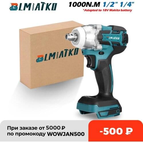 Update 4 speed 18V 1000N.M Brushless Cordless Electric Impact Wrench Rechargeable 1/2 inch Wrench Power Tools for Makita Battery