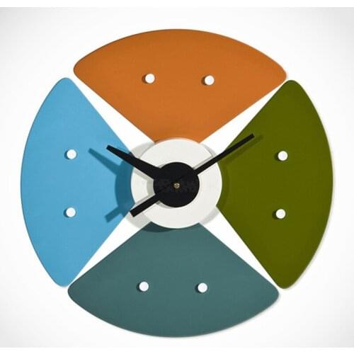 Hot sale european modern designer solid wood wall clocks christmas decoration for home