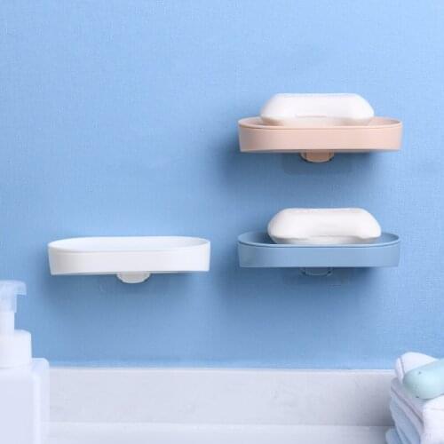 Creative Soap Box Perforated Soap Box Wall Hanging Drain Rack Bathroom Soap Box Soap Holder Bathroom Holder