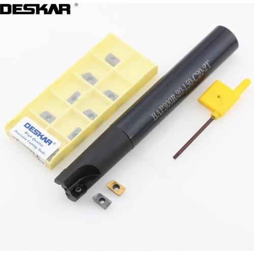 1PC BAP300R-16-250-C15-2T-H BAP300R-20-150-C19-2T-H BAP300R-21-120-C20-2T-H +10PCS APMT1135 LF6018 LF6028 CNC Milling Tool Set