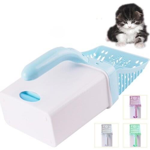 Cat Litter Shovel Pet Litter Sifter Hollow Neater Scoop Dog Sand Cleaning Cats Litter Pet Neater Scooper Cats Tray box Scoopers