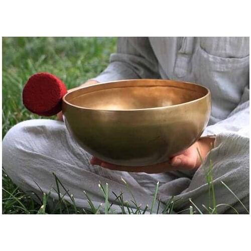NEPALESE HANDMADE PURE COPPER BUDDHA BOWL SPA SOUND THERAPY ODE YOGA BOWLS HOME HIGH-END ORNAMENTS BOWL BRONZE OUT OF SERVICE