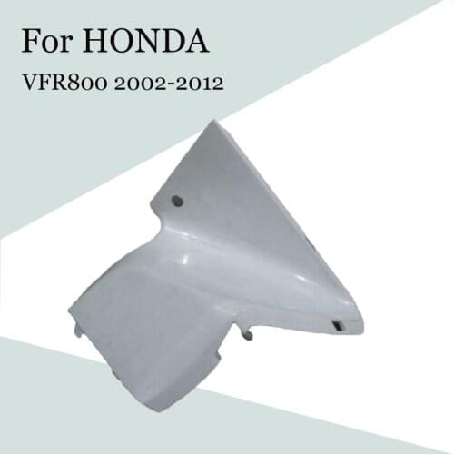 For HONDA VFR800 2002-2012 Motorcycle Unpainted Head Fairing Left and Right Side Covers ABS Injection Fairings Accessories