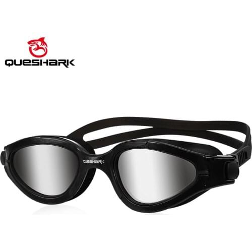 QUESHARK Women Men HD Anti-Fog UV Protection Polarized Swimming Goggles Water Sport Swim Diving Glasses With Portable Box Set