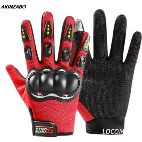 Fashion Motocycle Gloves Moto Motorcross Full Finger Man Women Glove Guantes Luvas Pro Touchscreen Bicycle Riding Cycling Gloves