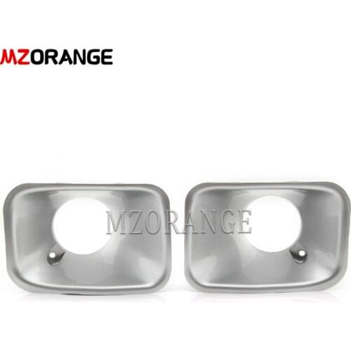 Front Bumper Fog light fog lamp Cover frame For Mitsubishi PAJERO V32 V33 V43 driving light for MONTERO V3 foglamp Bumper lamp
