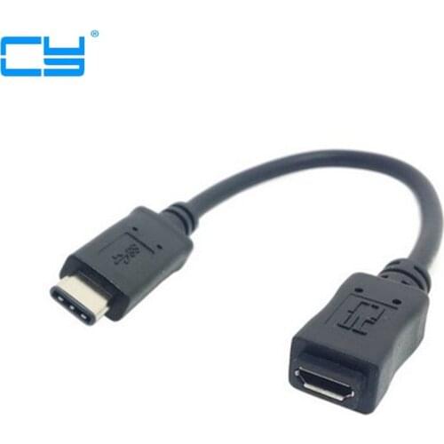 Reversible Design USB 3.0 3.1 Type C Male Connector to Micro USB 2.0 Female Data Cable for Nokia N1 Tablet,Free shipping