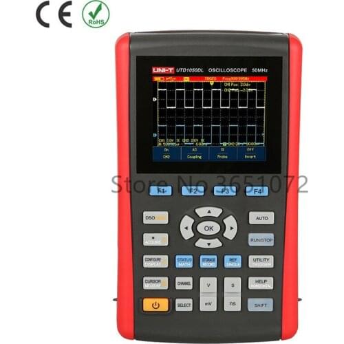 UTD1050DL Handheld Digital Storage Oscilloscope 50MHz Bandwidth
