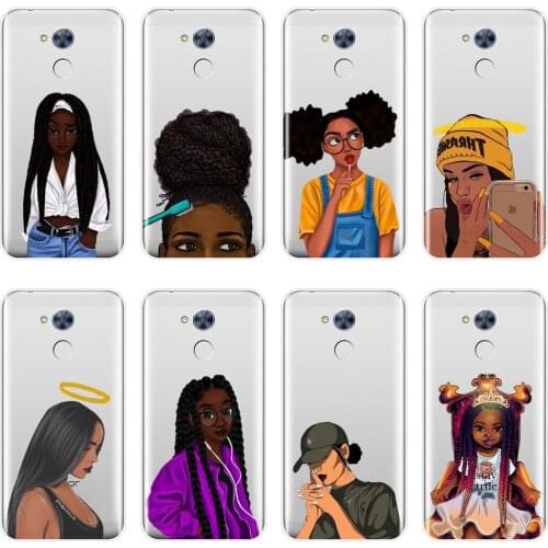 For Huawei Honor 6 5A 4X 5X 6X Case Silicone Black Girl Magic Melanin Soft Back Cover For woman Honor 6A 4C 5C 6C Pro Phone Case