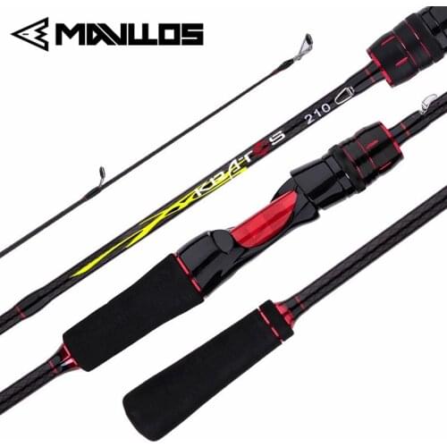 Mavllos Comprehensive 1.8M Lure Fishing Rod 24T Carbon Fiber Spinning Rod Action Fast Baitcasting Rod for Sea Bass Pike
