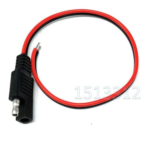 DIY Motorcycles Battery Solar Panel SAE Extension Cable 18AWG 30CM 2 Pin SAE Connector Cable Quick Disconnect Extension Cable