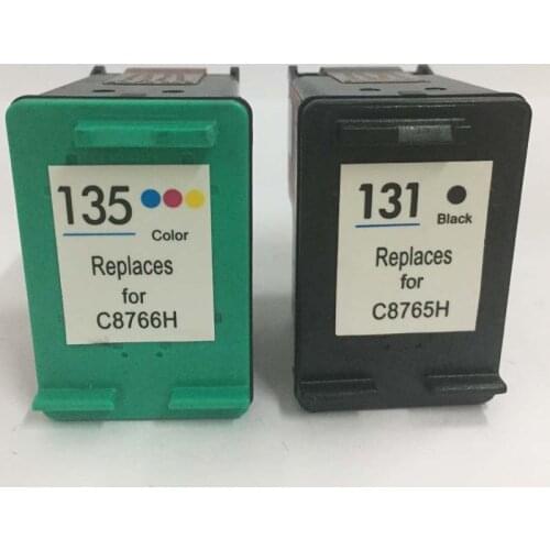 Vilaxh For HP131 135 compatible Ink Cartridge For HP131 135 for hp131 135 photosmart 2570 2600 2700 6520 6540 6620 460 5740 8750