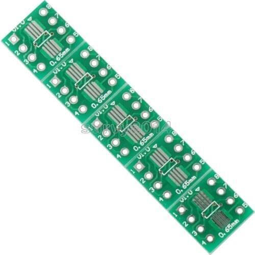 10PCS SOP8 turn DIP8 / SOIC8 to DIP8 IC adapter Socket so8/tssop8/soic8/sop8 TO dip8 without pin