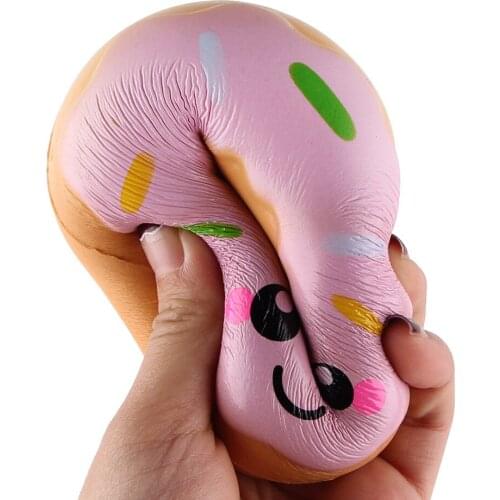 11cm Cute Squeeze Biscuit Cream Scented Fidget Squishy Slow Rising Squish Toys Collection Stress Relief Decompression Toy Gift