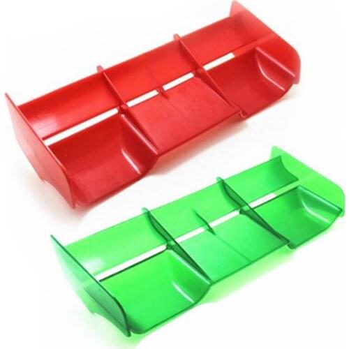 2pcs 1:8 Buggy RC Cars RC Plastic Nylon Tail Wing For 1/8 Scale Nitro Electric Powered Off Road BuggyTruck Remote - Red & Green