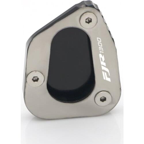 2017 Stand Extension Support Plate Pad For YAMAHA FJR1300 FJR1300A FJR1300AS FJR 1300 Side Kickstands enlarger pad
