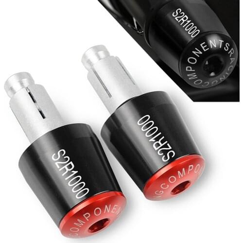 For Ducati S2R 1000 S2R1000 2006 2007 2008 7/8" 22MM CNC Aluminum Motorbike BAR END CAP Handle Bar Cap End Plugs s2r1000