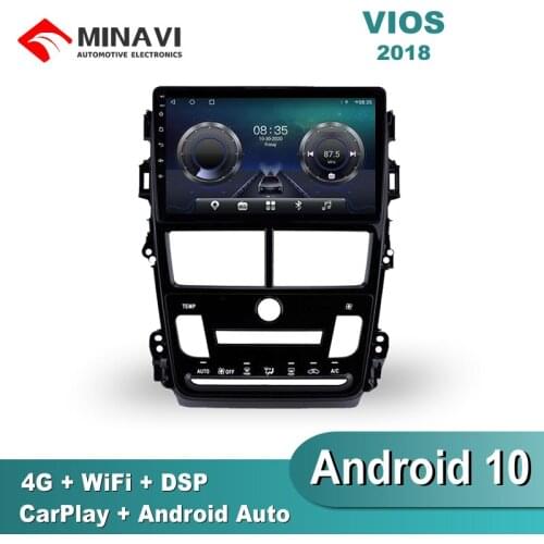 9/10.1 Inch HD 2 Din For TOYOTA VIOS/YARIS 2018 Automatic Car Radio Multimedia GPS Navigation Navi Player Auto Stereo WIFI