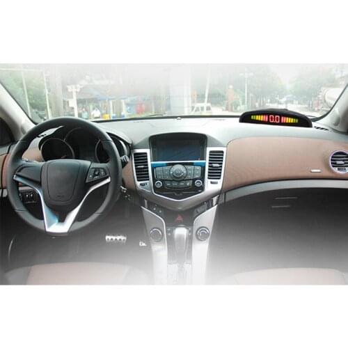 Car led parking sensor kit 4 sensor 22mm backlight display reverse backup radar monitor 12V 8 color system