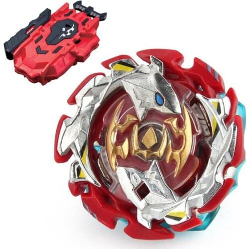 Hazard Kerbeus 7 Atomic Burst Spinning Top BOOSTER B-121 New Kids Toy Top LR Red Bey Launcher