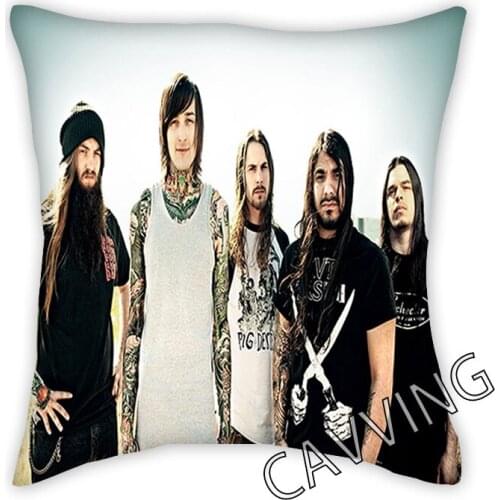 Suicide Silence 3D Printed Polyester Decorative Pillowcases Throw Pillow Cover Square Zipper Pillow Cases Fans Gifts G02