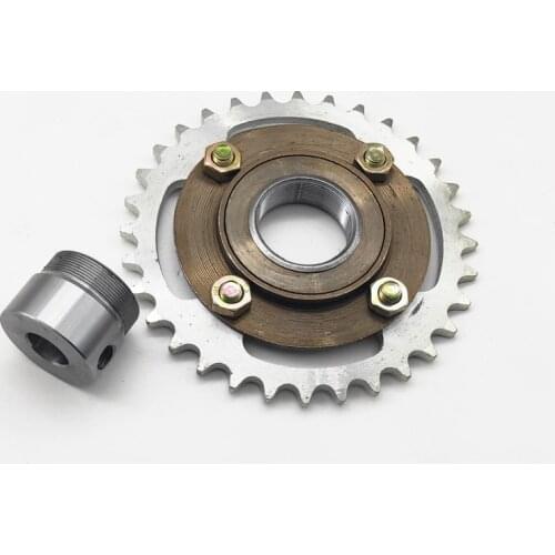 420#32T chain disc gearless flywheel 13mm16/20/21/23/26/29/31mm connector, manpower tricycle electric vehicle modified gear kit