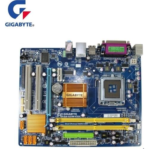 For Gigabyte GA-G31M-ES2C G31M-ES2C Motherboard LGA 775 DDR2 G31 Used Desktop Mainboard SATA2 PCI-E X16 2.0
