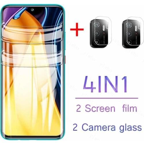 For poco m3 pro hydrogel film for xiaomi poco m3 m 3 pro 5g x3 nfc lens screen protector pocophone poko m3pro 6.5inch glass film