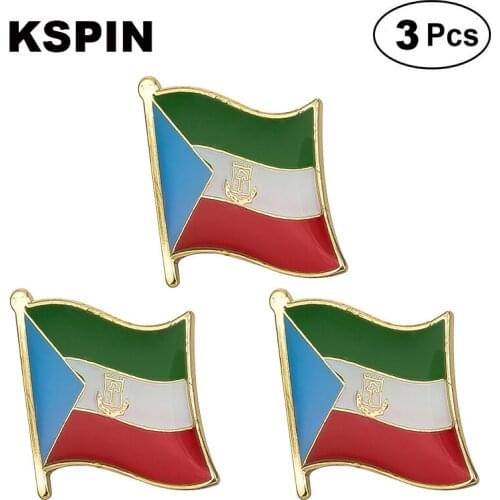 Equatorial Guinea Lapel Pin Brooches Pins Flag badge Brooch Badges
