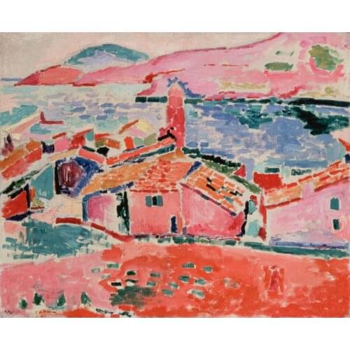 Henri Matisse View Of Collioure Giclee Art Film Print Silk Poster Home Wall Decor 24x36inch