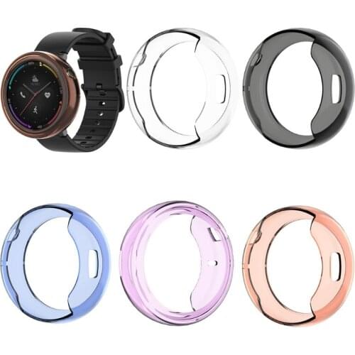 TPU Soft Edge Protector Case Shell Smartwatch Frame For Amazfit Nexo A1903 Sport Smart Watch Protective Bumper Cover Accessories