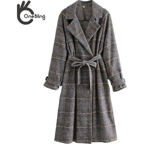 Женские твидовые пальто ONEBLING China At AliExpress