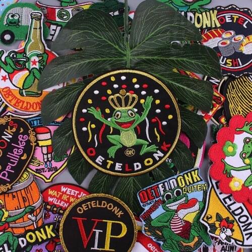 Oeteldonk Embleem Patch Iron On Patches For Clothes Cartoon Patch Embroidered Patches For Clothing Stickers On Clothes Stripe